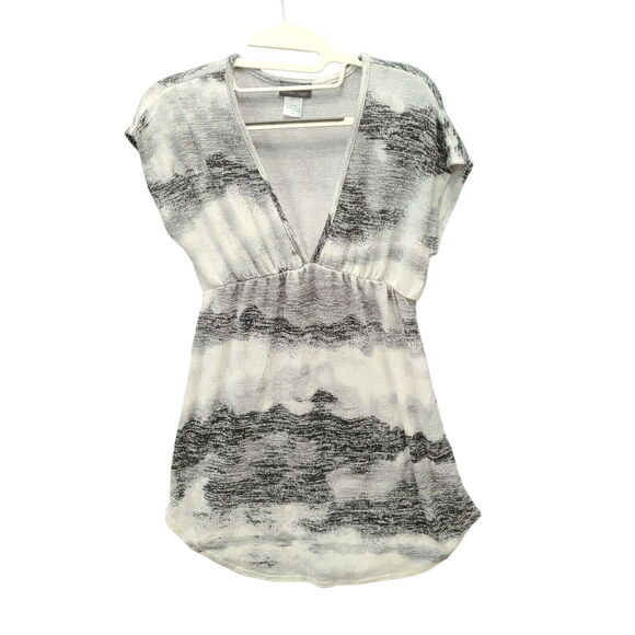 Jordon Taylor Womens Top Multi-Color Size Small Polyester Blend V-Neck Stretch - Picture 1 of 12